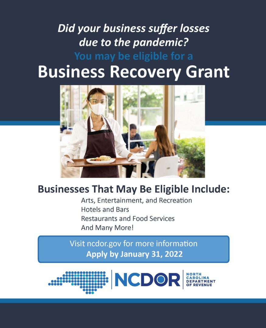 Business Recovery Grant Town of Canton