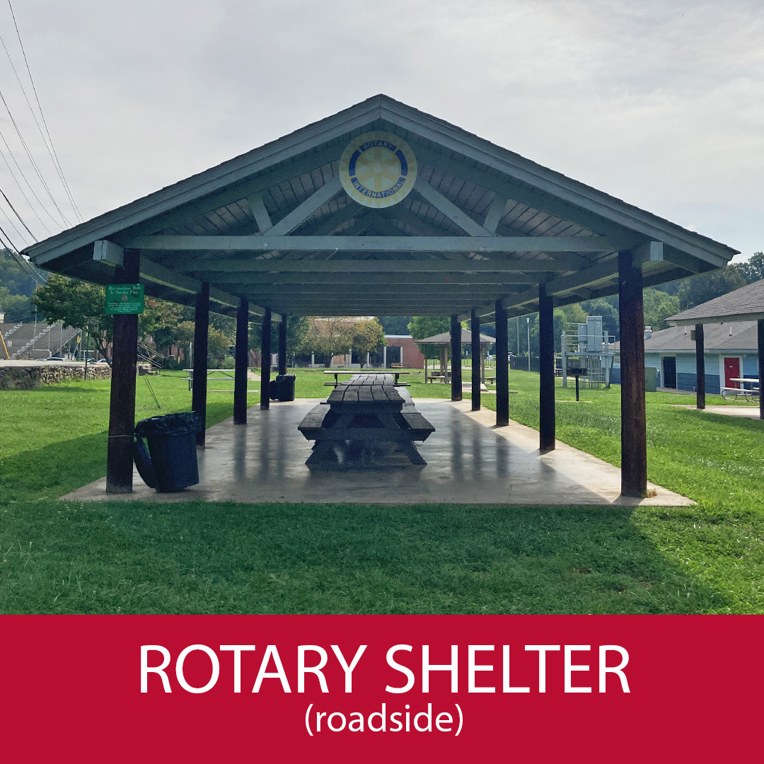 Rotary Picnic Shelter in Rec Park