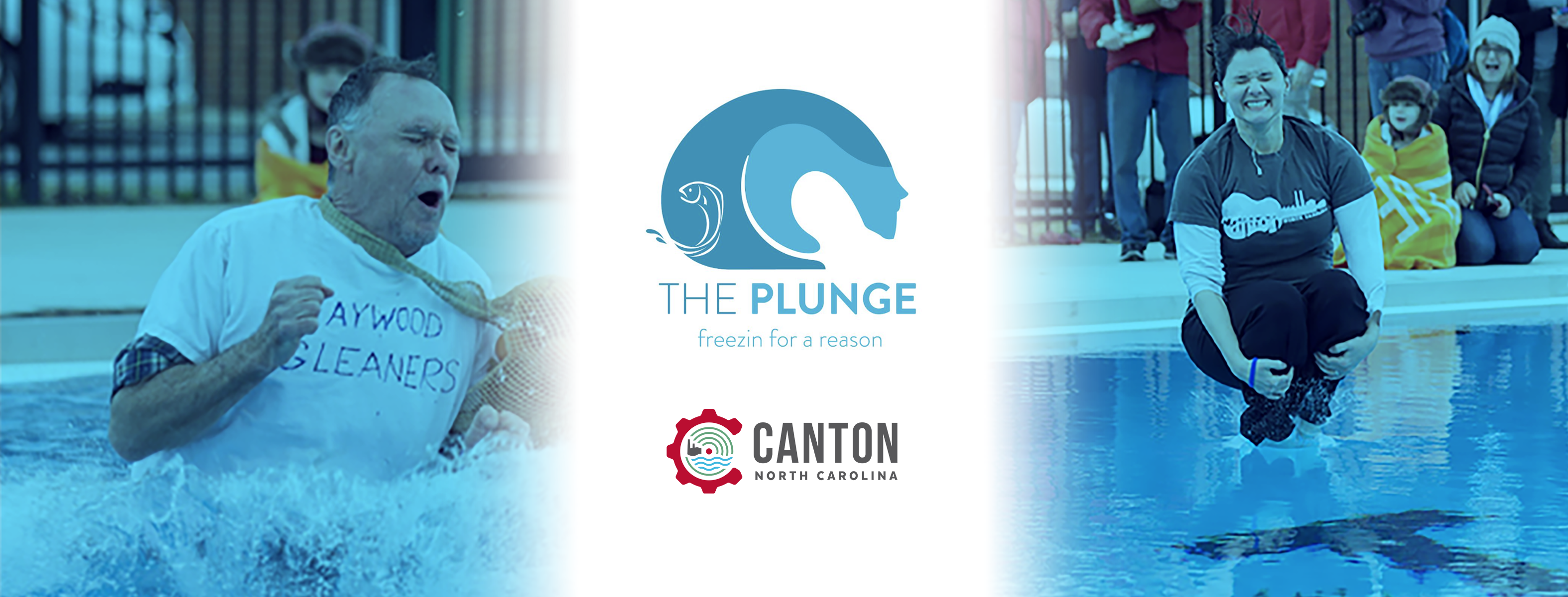 11th Annual polar plunge with Haywood Waterways and the Town of Canton